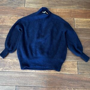 ALC Backless Banded Sleeve Sweater